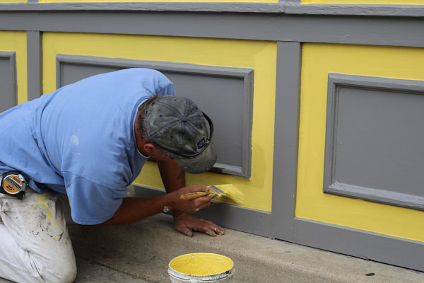 painting wooden panel